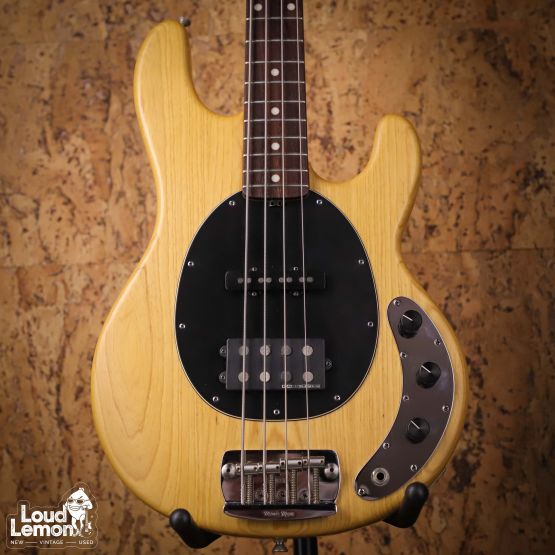 Ernie Ball Music Man StingRay 3 EQ w/ Seymour Duncan Pickups Natural Velvet 1996 USA бас-гитара