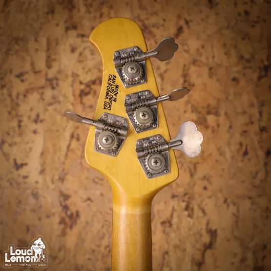 Ernie Ball Music Man StingRay 3 EQ w/ Seymour Duncan Pickups Natural Velvet 1996 USA бас-гитара