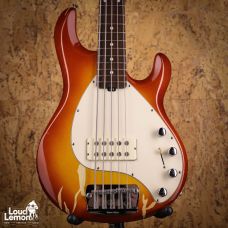 Ernie Ball Music Man StingRay 5 H Autumn Red Burst 2002 USA бас-гитара
