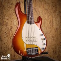 Ernie Ball Music Man StingRay 5 H Autumn Red Burst 2002 USA бас-гитара