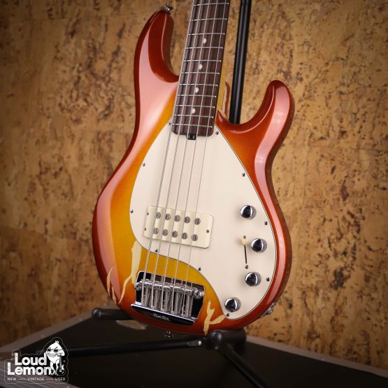 Ernie Ball Music Man StingRay 5 H Autumn Red Burst 2002 USA бас-гитара