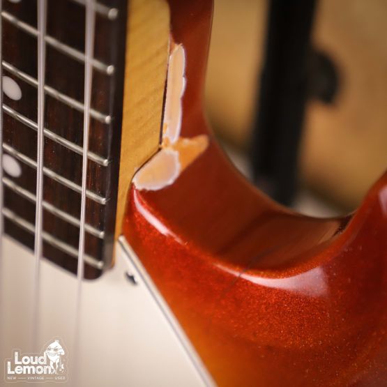 Ernie Ball Music Man StingRay 5 H Autumn Red Burst 2002 USA бас-гитара