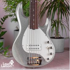 Music Man StingRay 5 H Silver Sparkle 2002 USA бас-гитара