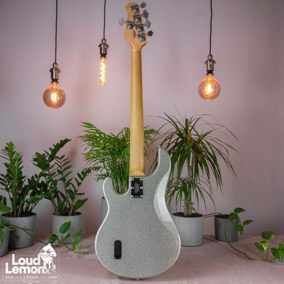 Music Man StingRay 5 H Silver Sparkle 2002 USA бас-гитара