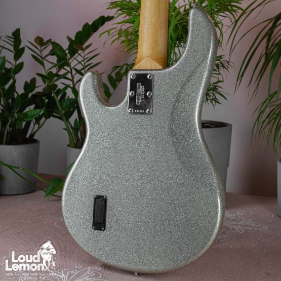 Music Man StingRay 5 H Silver Sparkle 2002 USA бас-гитара
