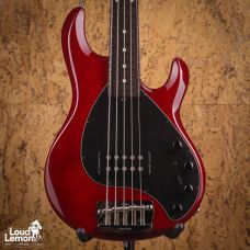 Ernie Ball Music Man StingRay 5 Red Transparent 1996 USA бас-гитара