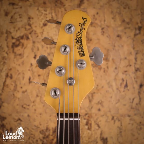 Ernie Ball Music Man StingRay 5 Red Transparent 1996 USA бас-гитара