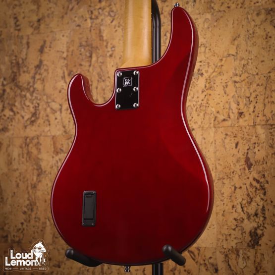 Ernie Ball Music Man StingRay 5 Red Transparent 1996 USA бас-гитара