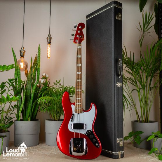 Fender 50th Anniversary Jazz Bass Candy Apple Red 2010 USA бас-гитара