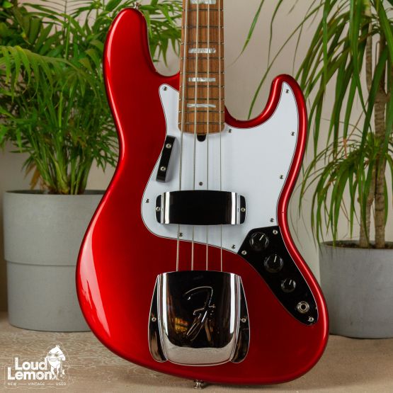Fender 50th Anniversary Jazz Bass Candy Apple Red 2010 USA бас-гитара