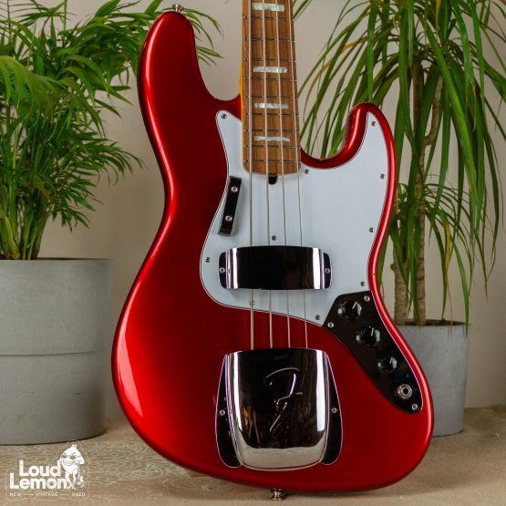 Fender 50th Anniversary Jazz Bass Candy Apple Red 2010 USA бас-гитара