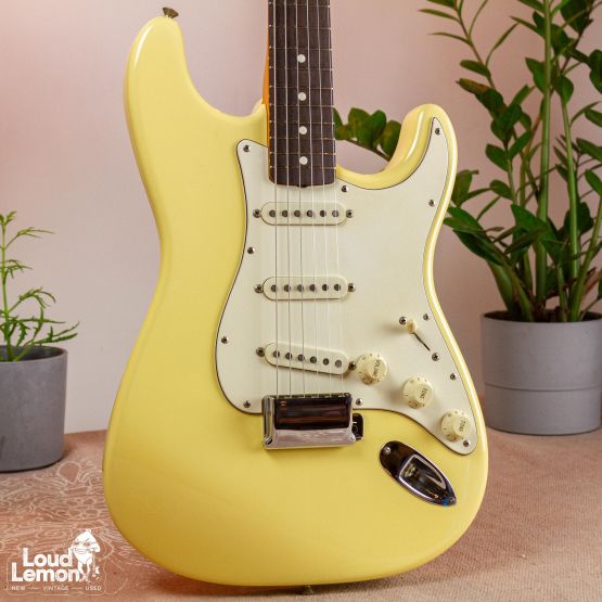 Fender 50th Anniversary U.S. Vintage Reissue '62 Stratocaster Vintage White 1996 USA электрогитара