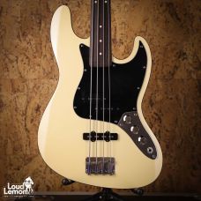 Fender AJB Aerodyne Jazz Bass Fretless Vintage White 2007 Japan безладовая бас-гитара