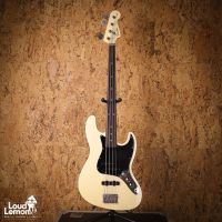 Fender AJB Aerodyne Jazz Bass Fretless Vintage White 2007 Japan безладовая бас-гитара