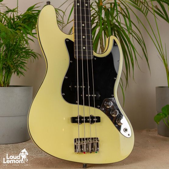 Fender AJB Aerodyne Jazz Bass Vintage White 2010 Japan бас-гитара