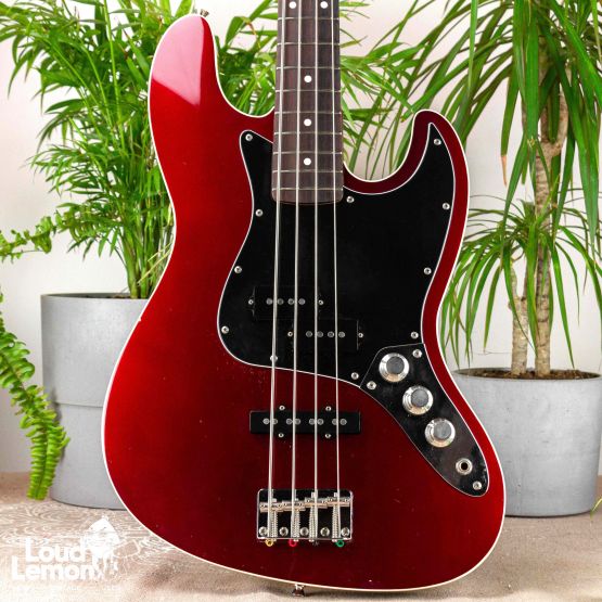 Fender AJB-2 Aerodyne Jazz Bass Old Candy Apple Red 2008 Japan бас-гитара