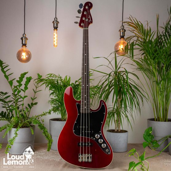 Fender AJB-2 Aerodyne Jazz Bass Old Candy Apple Red 2008 Japan бас-гитара