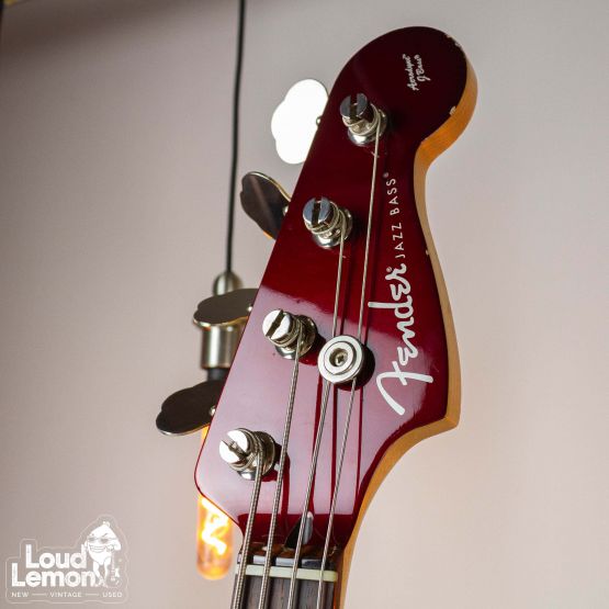 Fender AJB-2 Aerodyne Jazz Bass Old Candy Apple Red 2008 Japan бас-гитара