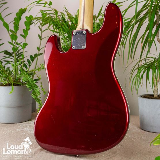 Fender AJB-2 Aerodyne Jazz Bass Old Candy Apple Red 2008 Japan бас-гитара