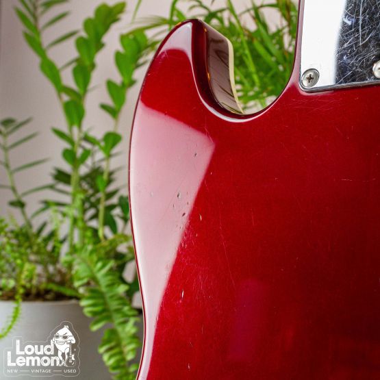 Fender AJB-2 Aerodyne Jazz Bass Old Candy Apple Red 2008 Japan бас-гитара