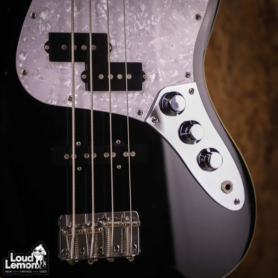 Fender AJB-58 Aerodyne Jazz Bass Black 2004 Japan бас-гитара
