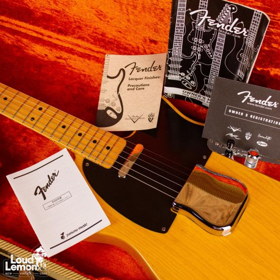 Fender AVRI '52 Telecaster Butterscotch Blonde 2006 USA электрогитара