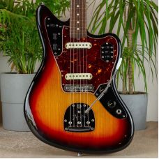 Fender AVRI '62 Jaguar Sunburst 2008 USA w/ Mastery Bridge электрогитара