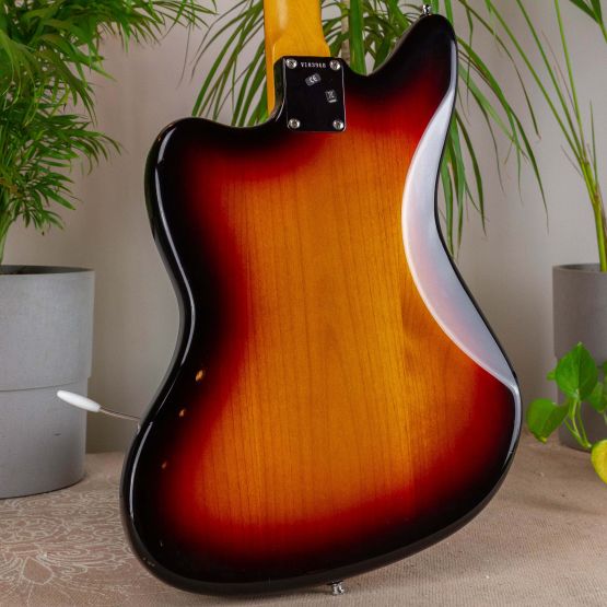 Fender AVRI '62 Jaguar Sunburst 2008 USA w/ Mastery Bridge электрогитара