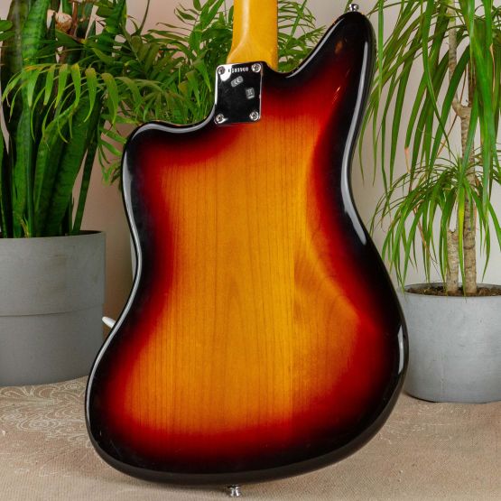Fender AVRI '62 Jaguar Sunburst 2008 USA w/ Mastery Bridge электрогитара