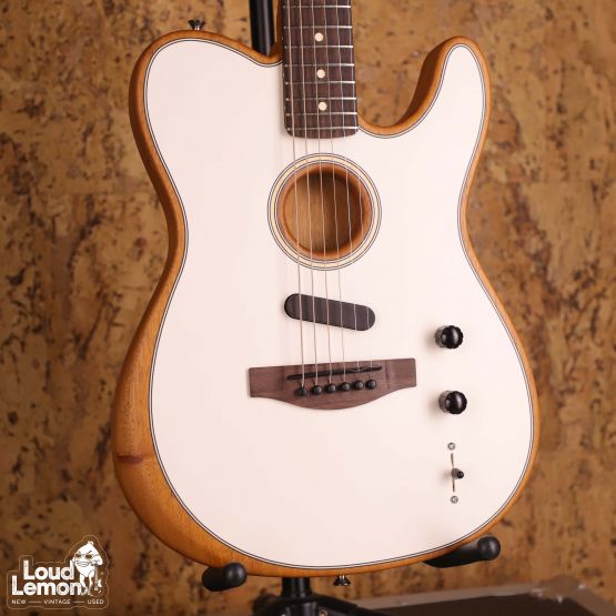Fender Acoustasonic Player Telecaster Arctic White 2022 Mexico гитара-кроссовер