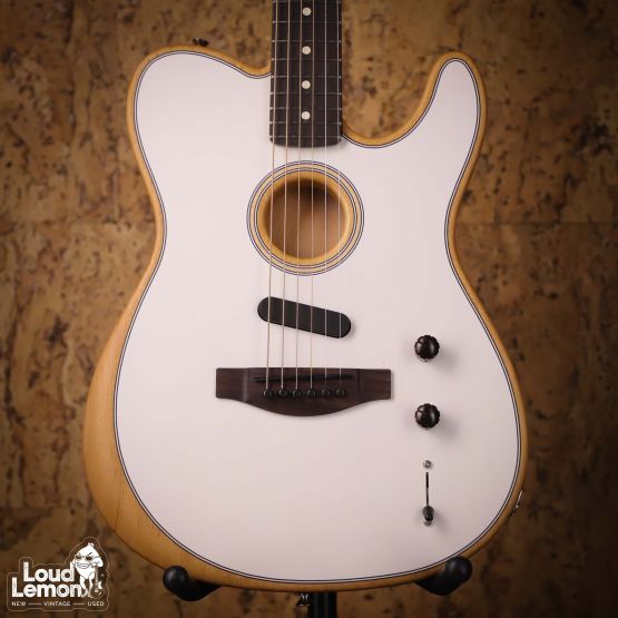Fender Acoustasonic Player Telecaster Arctic White 2022 Mexico гитара-кроссовер