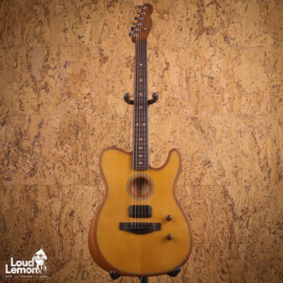 Fender Acoustasonic Standard Telecaster Aged Natural 2026 Indonesia кроссовер-гитара