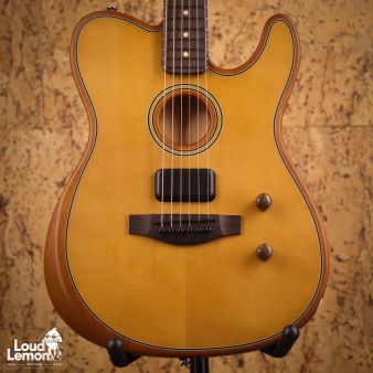 Fender Acoustasonic Standard Telecaster Aged Natural 2026 Indonesia кроссовер-гитара