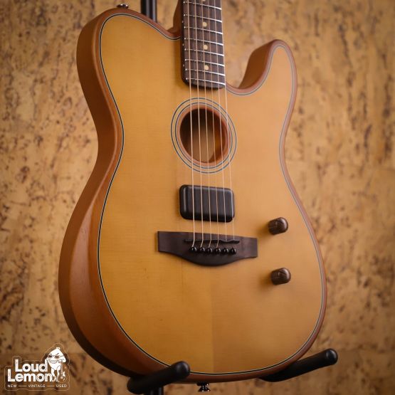 Fender Acoustasonic Standard Telecaster Aged Natural 2026 Indonesia кроссовер-гитара