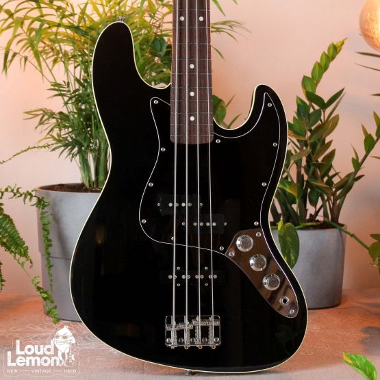 Fender Aerodyne Jazz Bass AJB-2 Black 2005 Japan бас-гитара