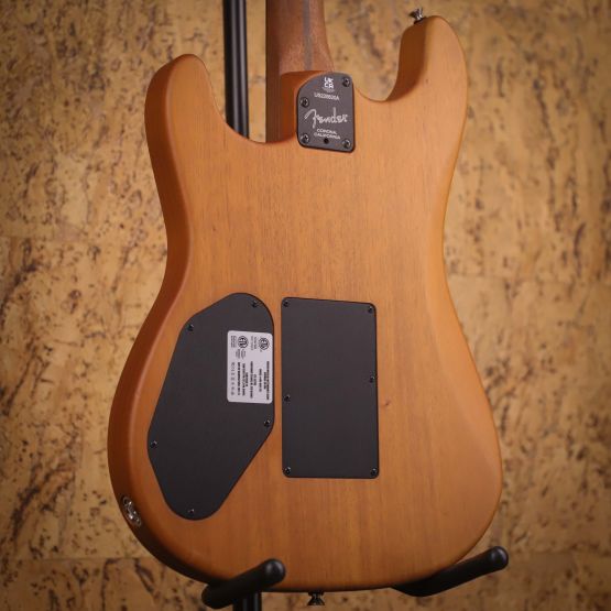 Fender American Acoustasonic Stratocaster Black 2022 USA элктроакустическая гитара