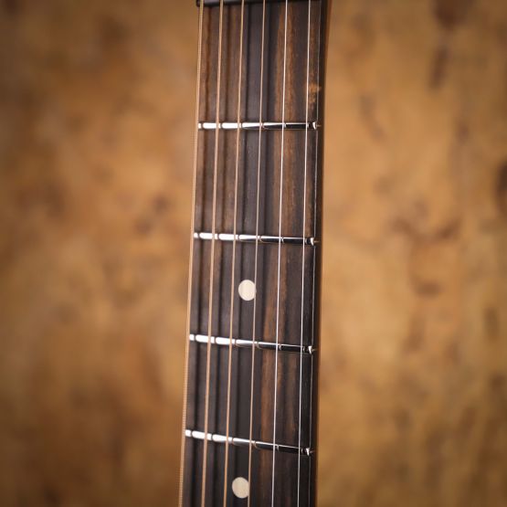 Fender American Acoustasonic Stratocaster Black 2022 USA элктроакустическая гитара