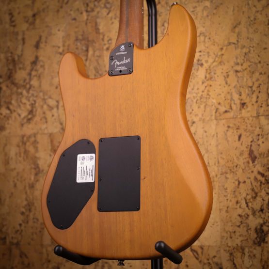 Fender American Acoustasonic Stratocaster Black 2022 USA элктроакустическая гитара
