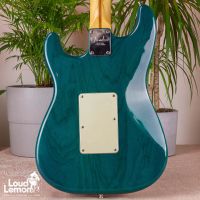 Fender American Deluxe Fat Stratocaster HSS Transparent Teal Green 1998 USA электрогитара