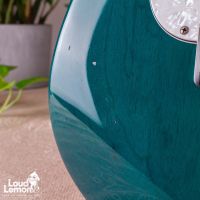 Fender American Deluxe Fat Stratocaster HSS Transparent Teal Green 1998 USA электрогитара