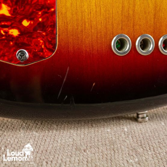 Fender American Deluxe Jazz Bass Sunburst 2007 USA бас-гитара