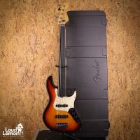 Fender American Deluxe Jazz Bass V Fretless 3-Color Sunburst 1996 USA безладовая бас-гитара