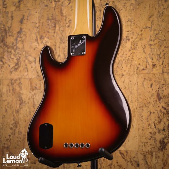 Fender American Deluxe Jazz Bass V Fretless 3-Color Sunburst 1996 USA безладовая бас-гитара