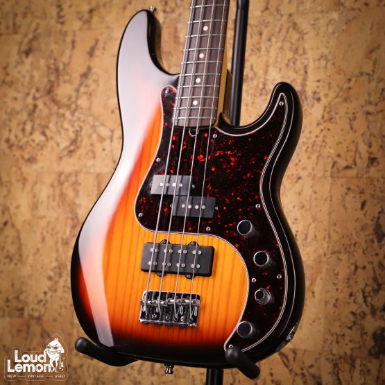 Fender American Deluxe Precision Bass 3-Color Sunburst 1998 USA бас-гитара