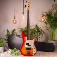 Fender American Deluxe Precision Bass 60th Anniversary Aged Cherry Burst 2005 USA бас-гитара