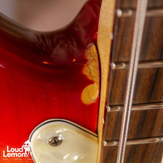 Fender American Deluxe Precision Bass 60th Anniversary Aged Cherry Burst 2005 USA бас-гитара