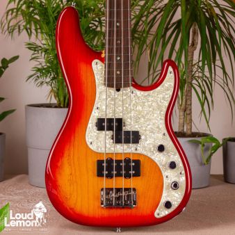 Fender American Deluxe Precision Bass 60th Anniversary Aged Cherry Burst 2005 USA бас-гитара