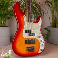 Fender American Deluxe Precision Bass 60th Anniversary Aged Cherry Burst 2005 USA бас-гитара
