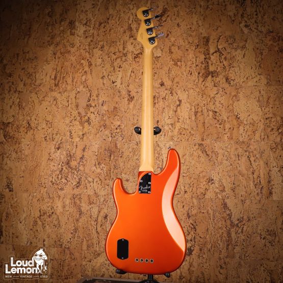 Fender American Deluxe Precision Bass Candy Tangerine 2002 USA бас-гитара