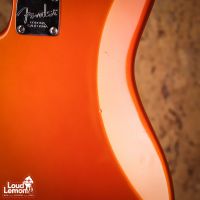 Fender American Deluxe Precision Bass Candy Tangerine 2002 USA бас-гитара